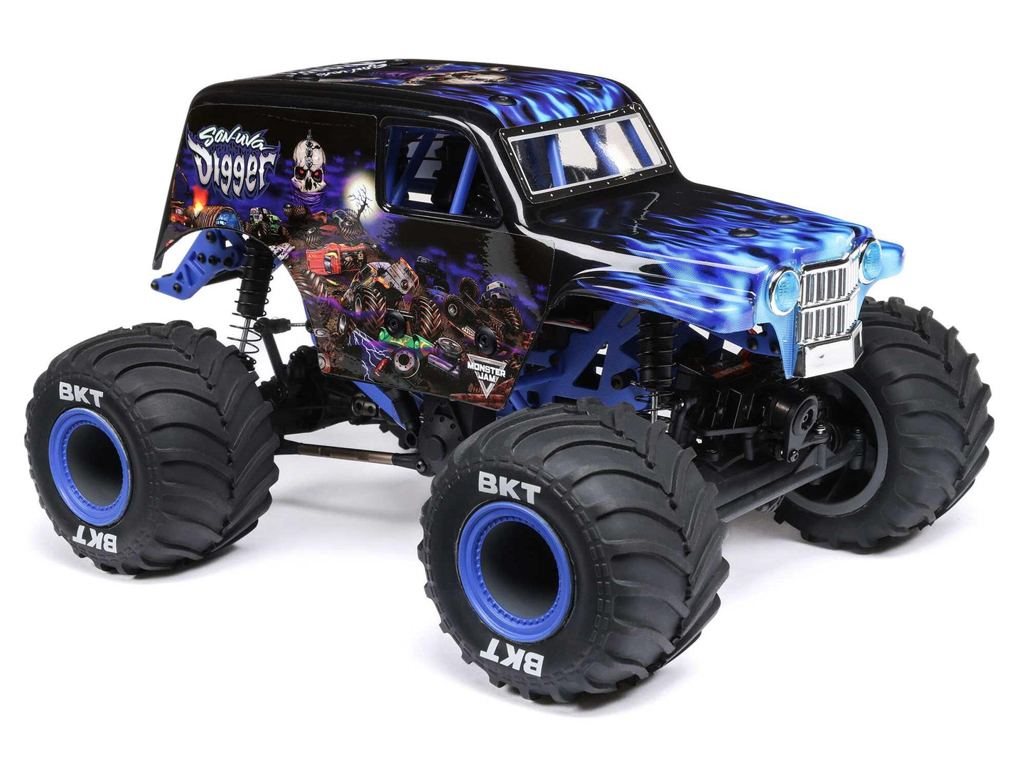 Losi 1/18 Mini LMT 4X4 Brushed Monster Truck RTR - Son-Uva Digger  LOS01026T2