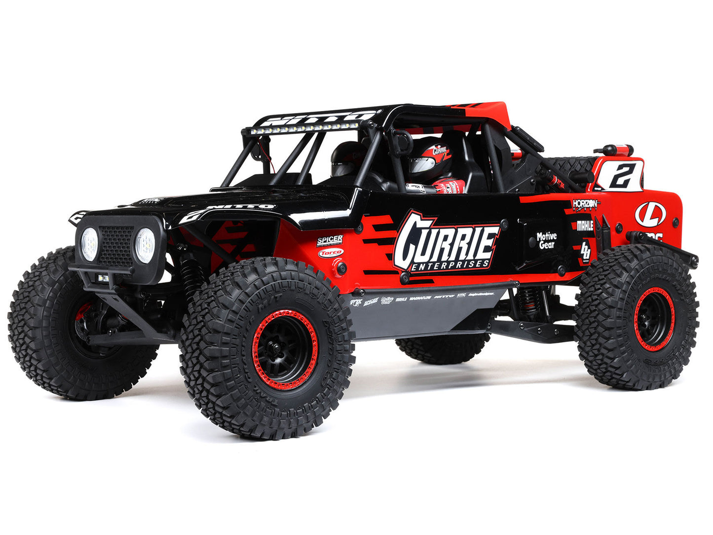 LOSI 1/10 Hammer Rey U4 4WD Rock Racer Brushless RTR w/Smart Red LOS03030T1  (shadow stock)