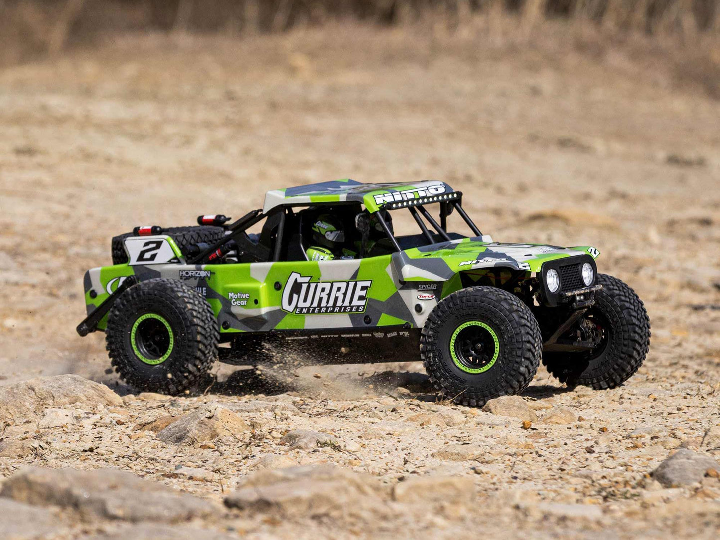 LOSI 1/10 Hammer Rey U4 4WD Rock Racer Brushless RTR w/Smart Green LOS03030T2  (shadow stock)