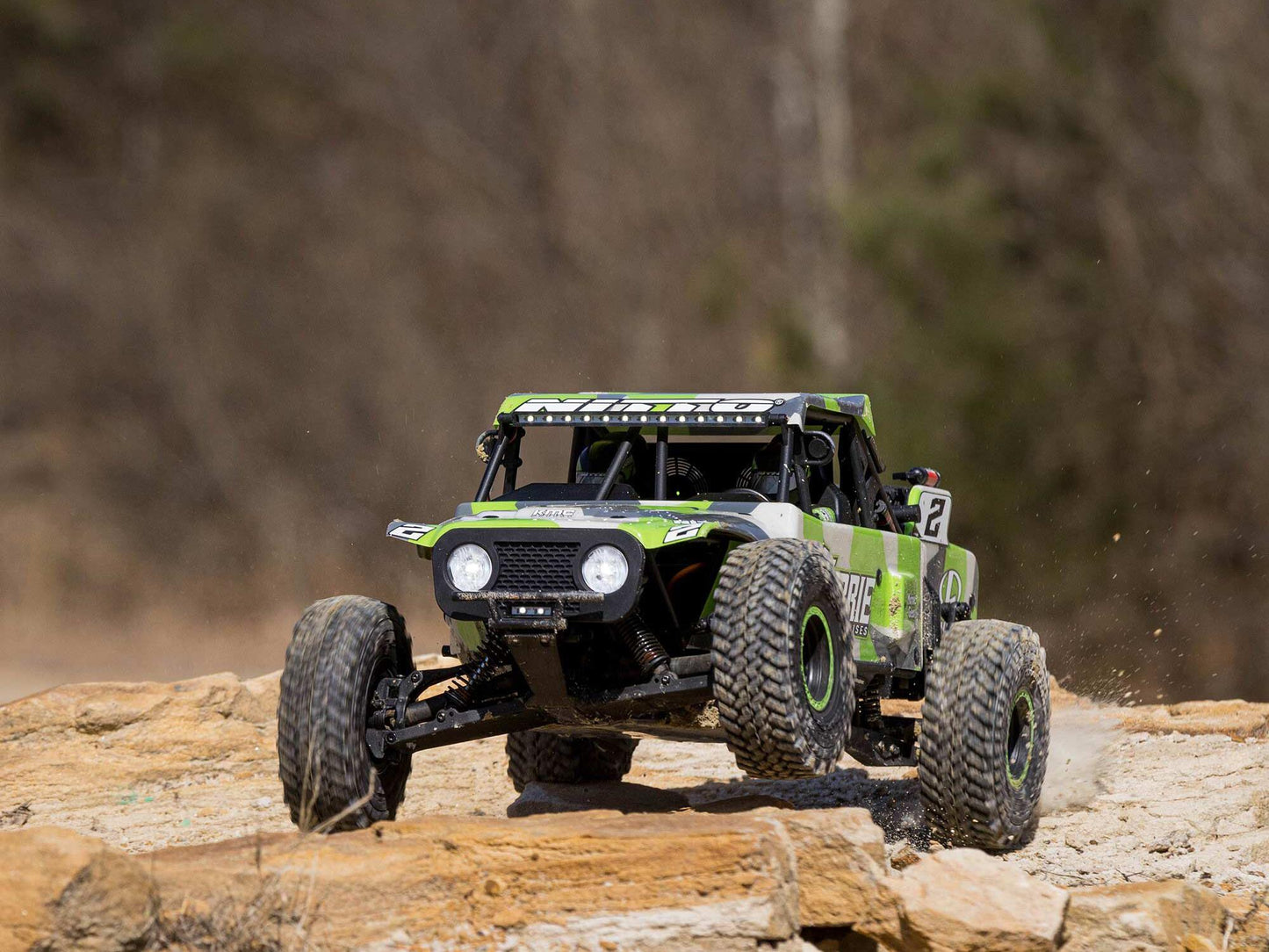 LOSI 1/10 Hammer Rey U4 4WD Rock Racer Brushless RTR w/Smart Green LOS03030T2  (shadow stock)