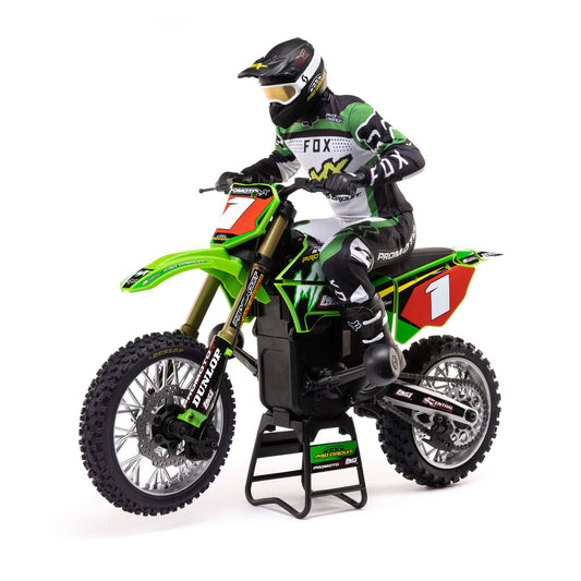 Losi 1/4 Promoto-MX Motorcycle RTR met batterij en oplader Pro LOS06002 (schaduwvoorraad)
