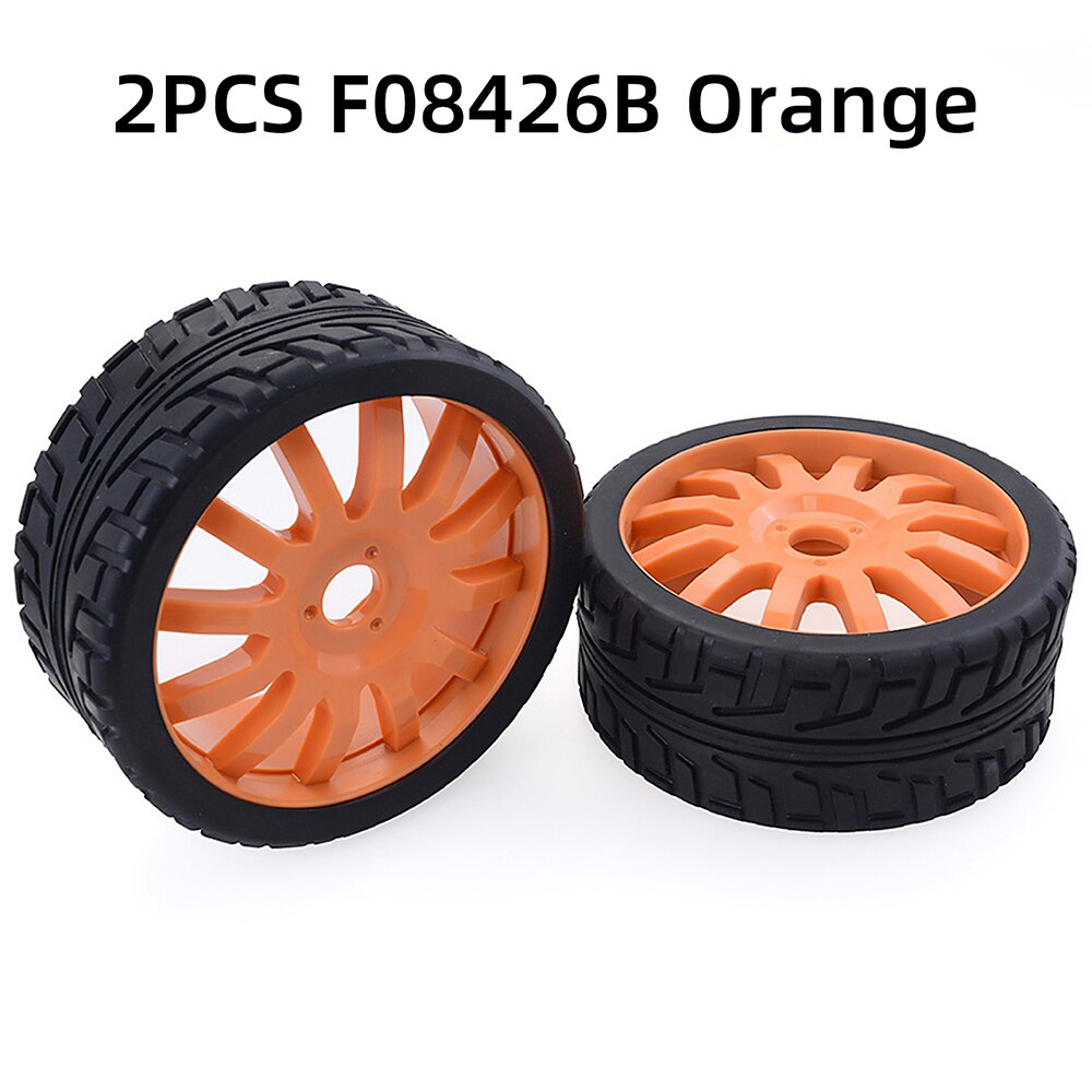 ZD Racing 100mm Rubber Tyres Wheels 17mm Hex for Redcat HSP HPI Kyosho Hobao Team Losi Carson 1/8 Buggy On-road RC Car