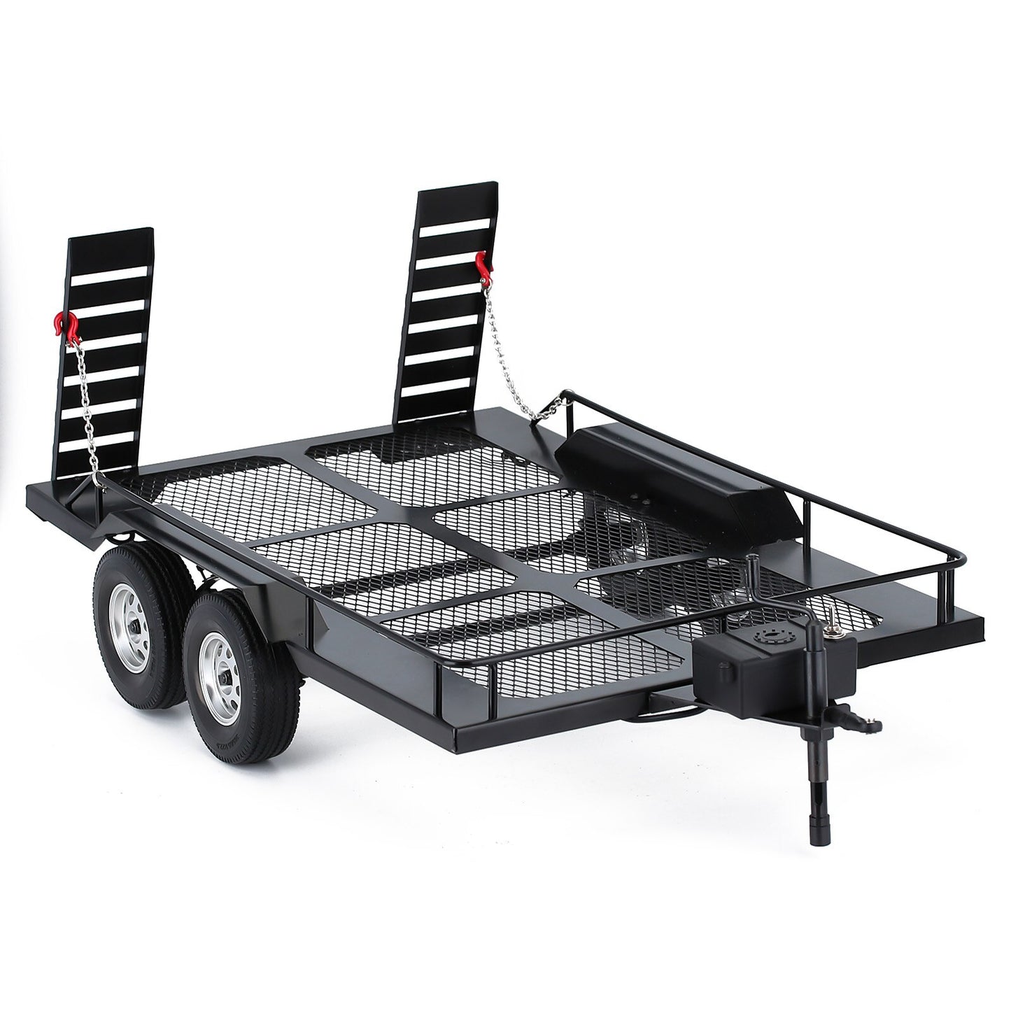 INJORA 465*290MM Metalen Trailer voor 1/10 RC Auto Crawler Axiale SCX10 90046 AXI03007 TRX-4 Redcat Gen8