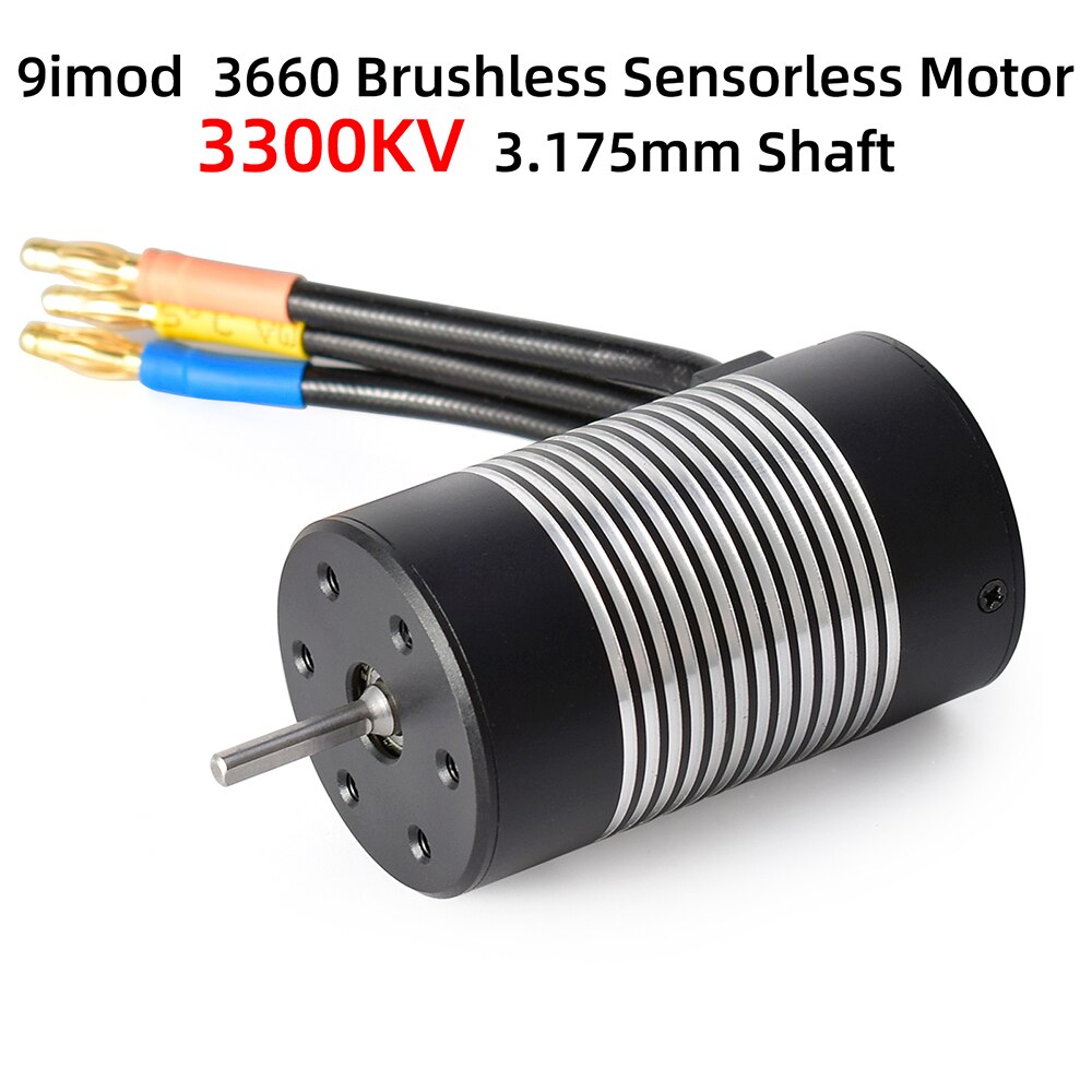 9imod 3660 Waterdichte Borstelloze Sensorloze Motor 3800KV 3300KV voor WLtoys XK 104001 1/10 Tamiya GTR Traxxas HSP Lexus RC Auto