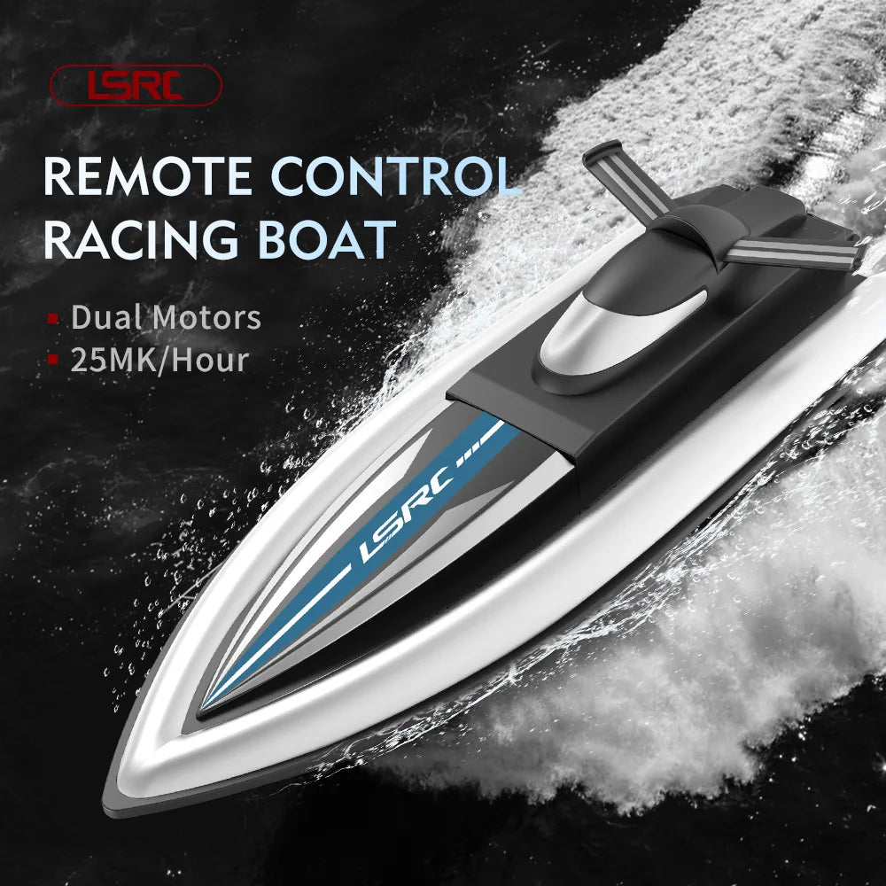 LSRC-B8  RC High Speed Racing Boat Waterproof Rechargeable