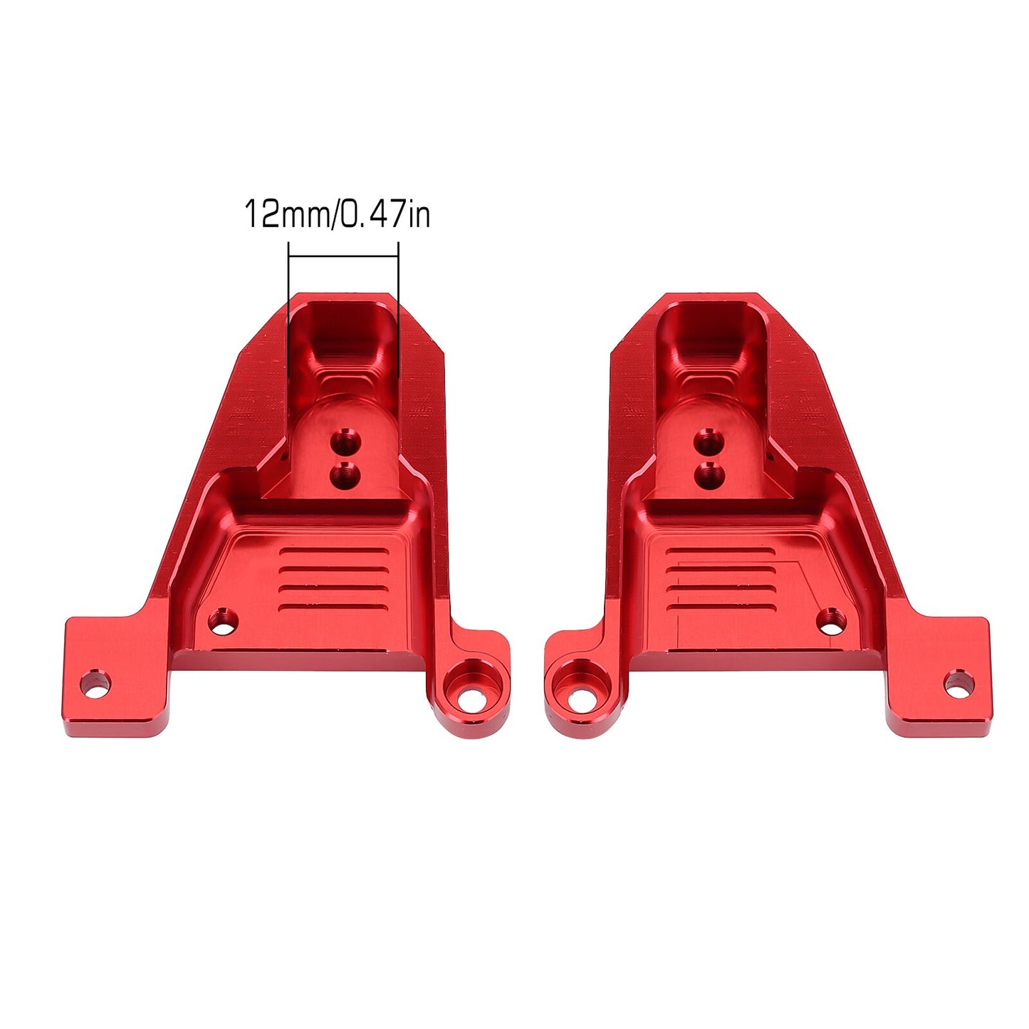 INJORA CNC In Lega di Alluminio Anteriore e Posteriore Torri Ammortizzatori Montaggio Per 1/10 RC Crawler TRX4 TRX-4 8216 Parte di Aggiornamento