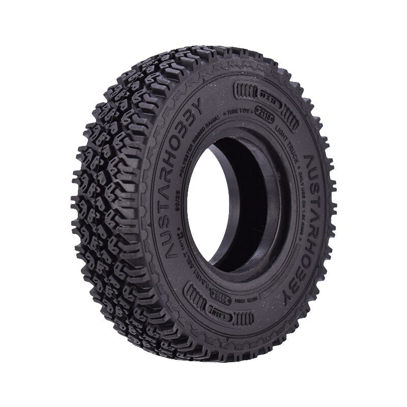 1.55Inch Rubber hot Wielen 90mm Band voor RC Crawler Auto traxxas MST JIMNY Axiale D90 TF2 Tamiya CC01 LC70 onderdelen voor auto