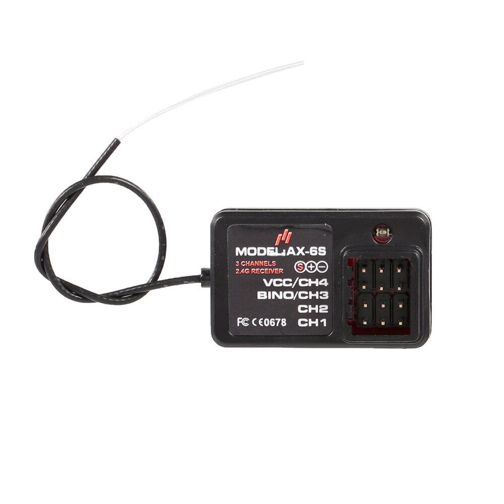 2.4GHz 4CH Receiver Upgrade Space Parts RC Car Boat for AUSTAR AX6S Transmitter Controller TRX4 Axial SCX10 D90 RC Car