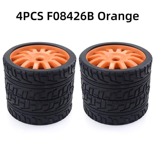 ZD Racing 100mm Rubber Tyres Wheels 17mm Hex for Redcat HSP HPI Kyosho Hobao Team Losi Carson 1/8 Buggy On-road RC Car