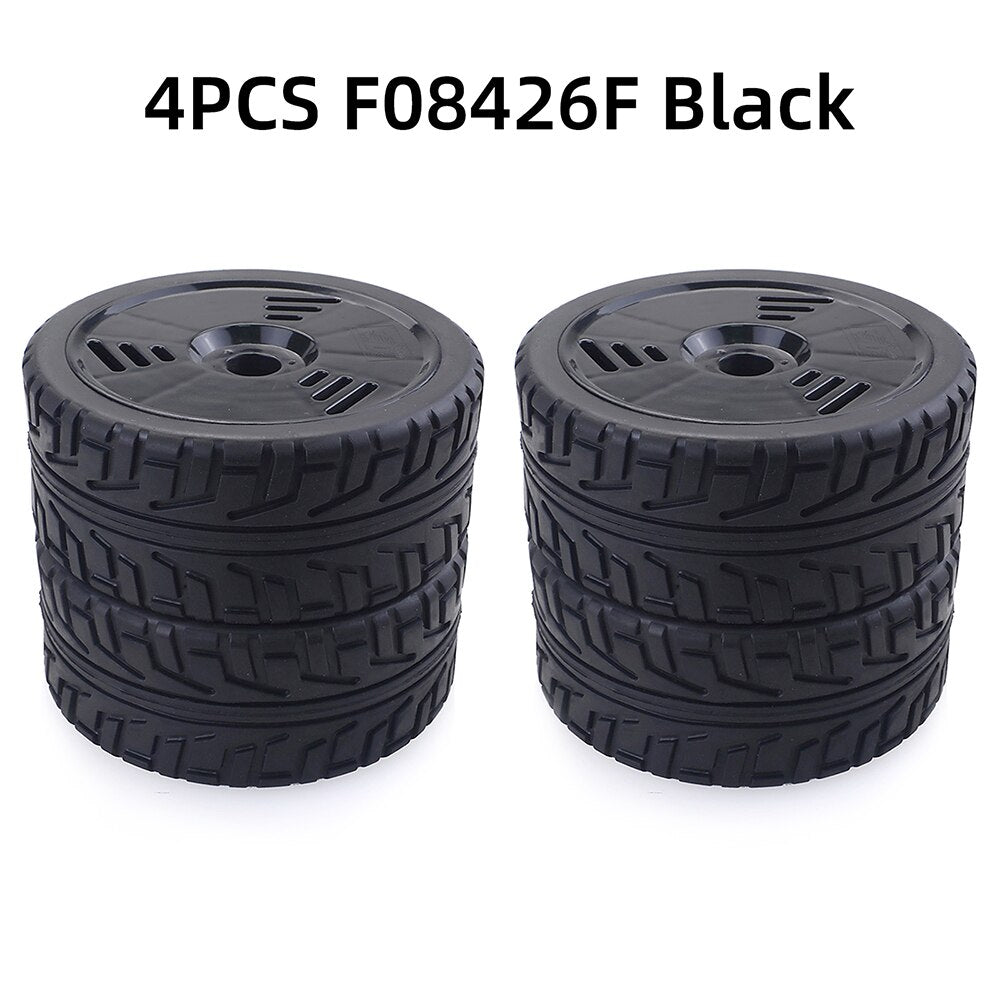 ZD Racing 100mm Rubber Tyres Wheels 17mm Hex for Redcat HSP HPI Kyosho Hobao Team Losi Carson 1/8 Buggy On-road RC Car