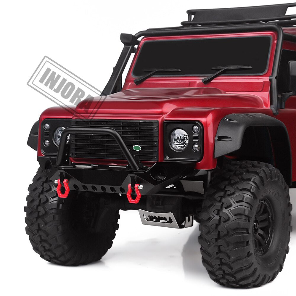 INJORA Metal Front Bumper with Led Lights