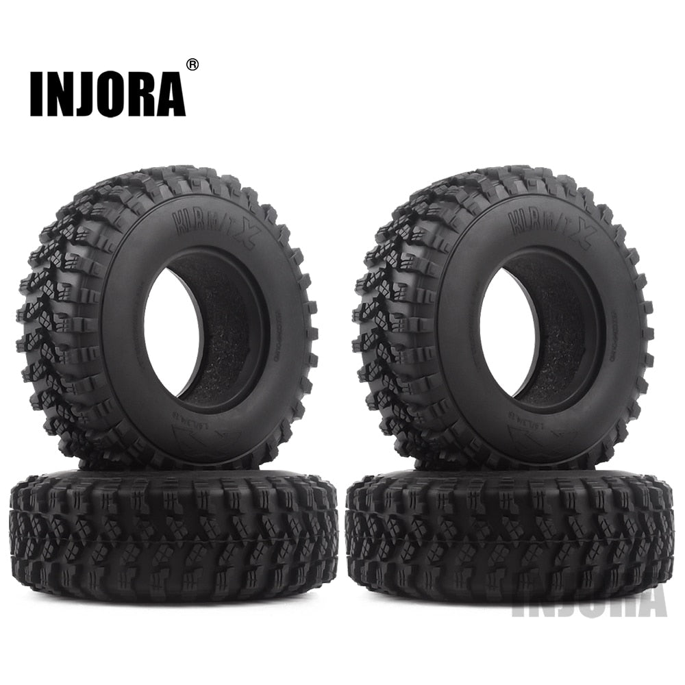 4 STUKS 1.9 "Rubber Voodoo KLR Wiel Banden 105*35mm voor 1:10 RC Crawler Axiale SCX10 D90 TF2 MST Tamiya