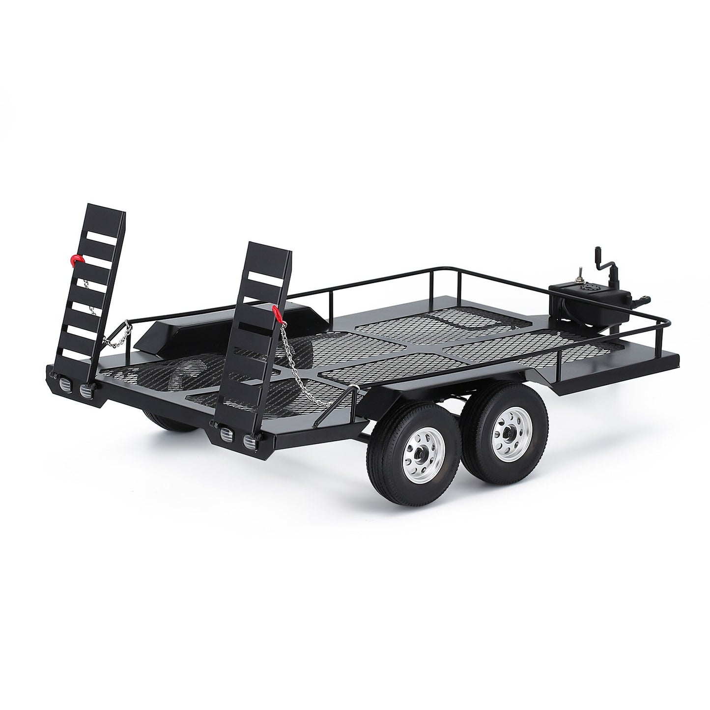 INJORA 465*290MM Metalen Trailer voor 1/10 RC Auto Crawler Axiale SCX10 90046 AXI03007 TRX-4 Redcat Gen8