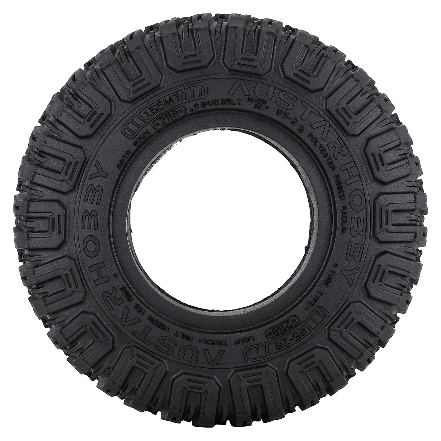 INJORA 4Pcs 85*28mm 1.55" Soft Rubber Terrain Wheel Tires for RC Crawler Car Axial AX90069 D90 TF2 Tamiya CC01 LC70 MST JIMNY