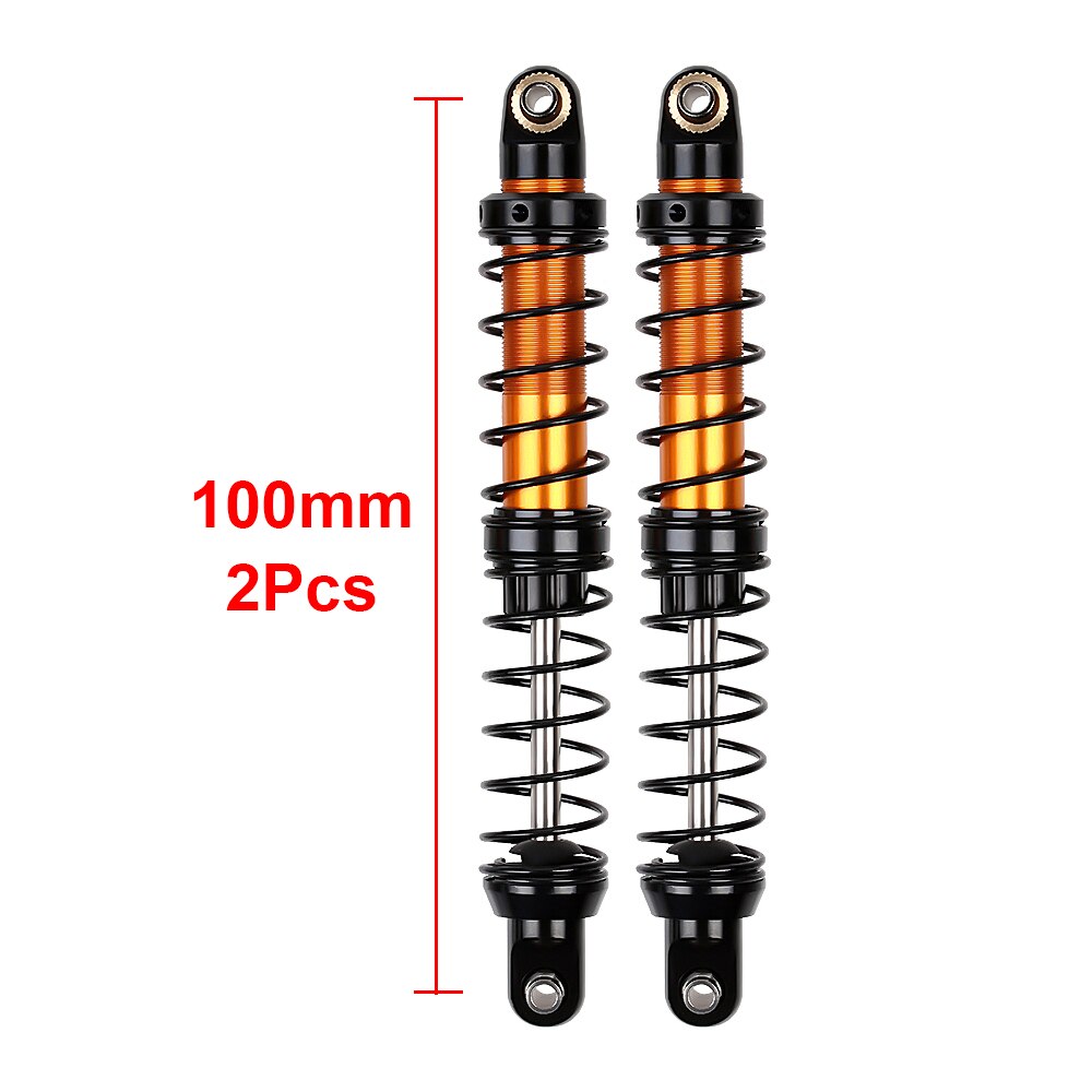 INJORA Metalen Schokdemper 70/80/90/100/110/120mm Olie Demper voor 1/10 RC Crawler Auto Axiale SCX10 90046 AXI03007 TRX4 TRX6