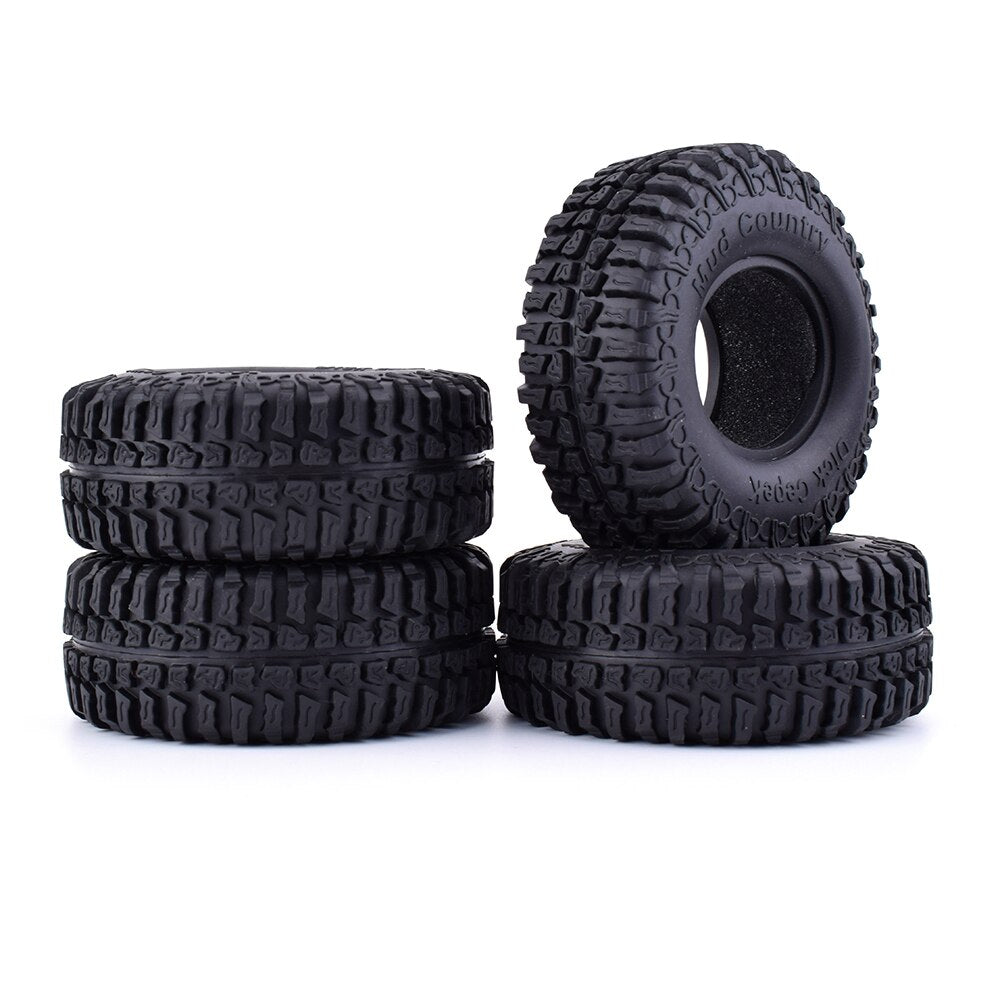 4 Stuks 1.9 Inch Rubber Rocks Banden/Wielbanden Crawler Banden Band voor 1/10 RC Auto Traxxas TRX-4 Redcat SCX10 90046 AXIALE RC4WD