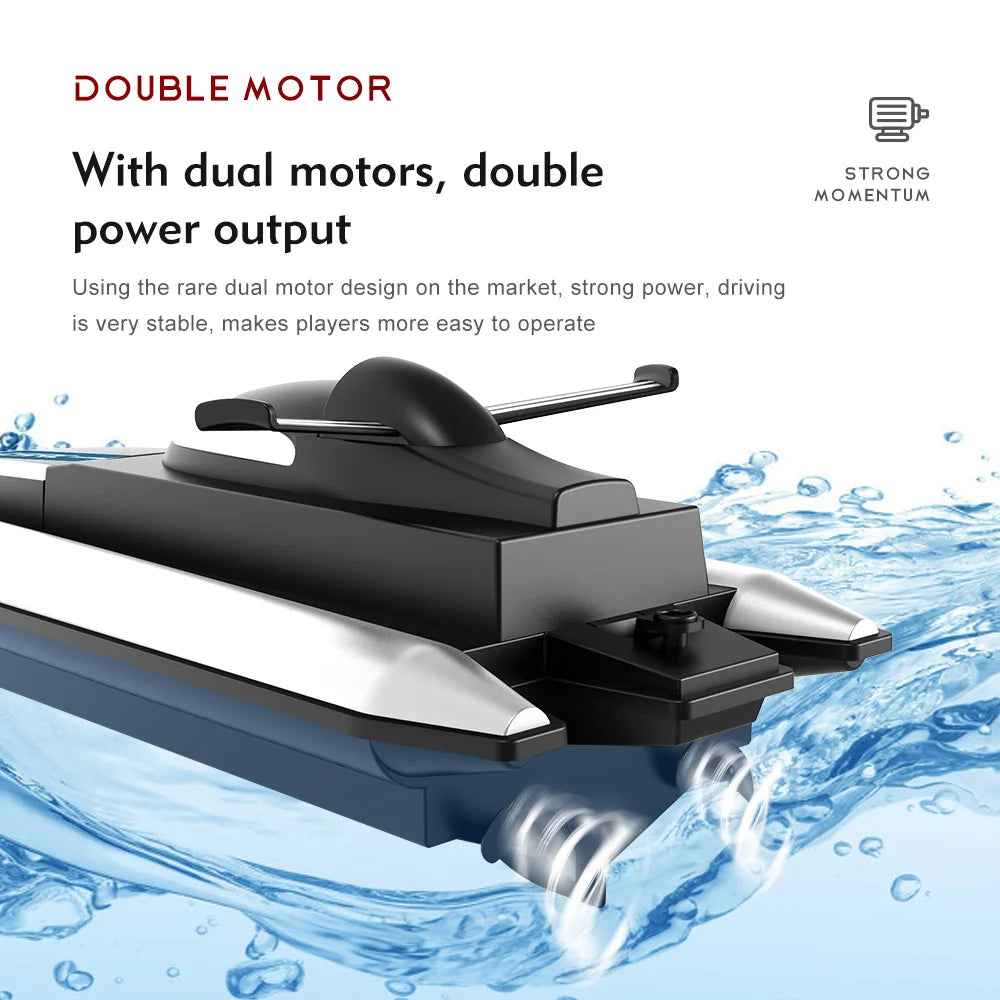 LSRC-B8  RC High Speed Racing Boat Waterproof Rechargeable