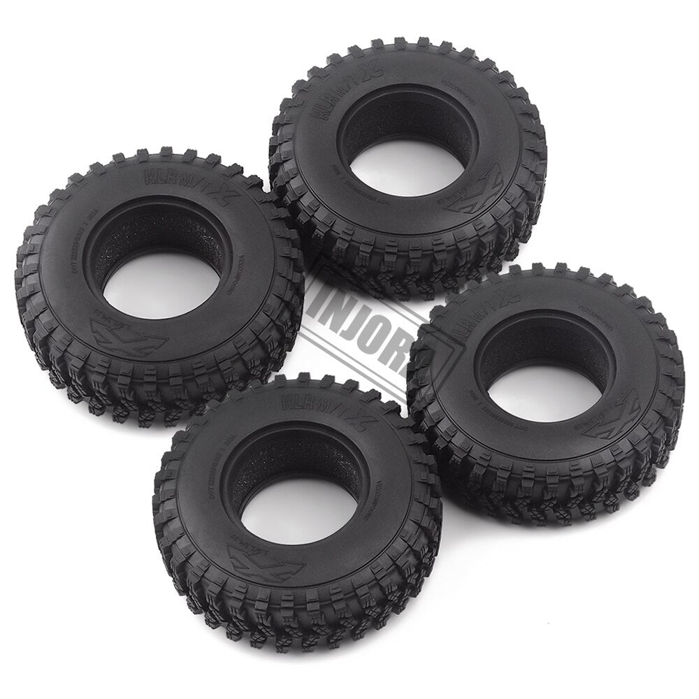 4 STUKS 1.9 "Rubber Voodoo KLR Wiel Banden 105*35mm voor 1:10 RC Crawler Axiale SCX10 D90 TF2 MST Tamiya