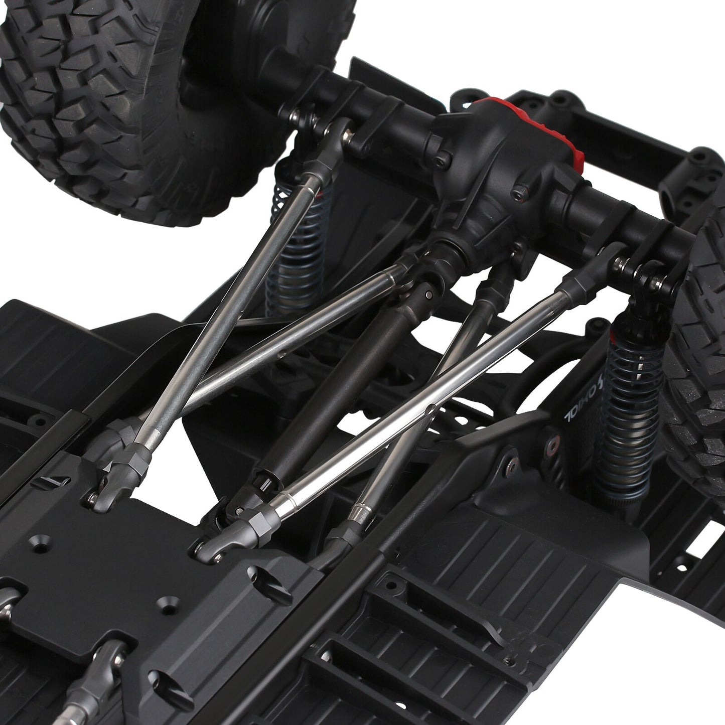 INJORA Albero di trasmissione in metallo resistente per 1/10 RC Crawler Car Axial SCX10 90046 AXI03007 TRX-4 TRX-6 Redcat Gen8 D90 TF2