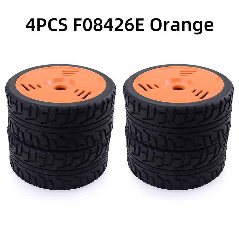 ZD Racing 100mm Rubber Tyres Wheels 17mm Hex for Redcat HSP HPI Kyosho Hobao Team Losi Carson 1/8 Buggy On-road RC Car