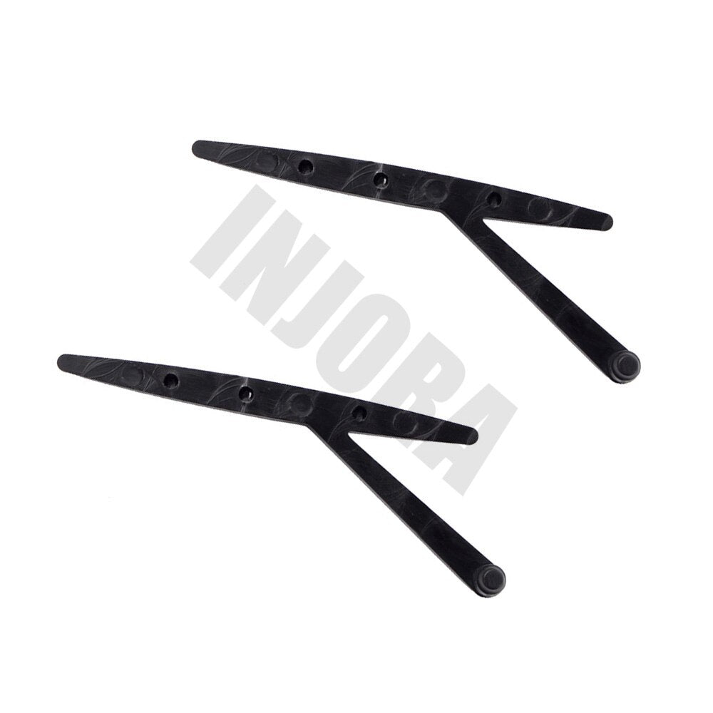 INJORA 2 pezzi tergicristallo in plastica nera per aggiornamento auto cingolata RC 1/10 TRX4 TRX-4