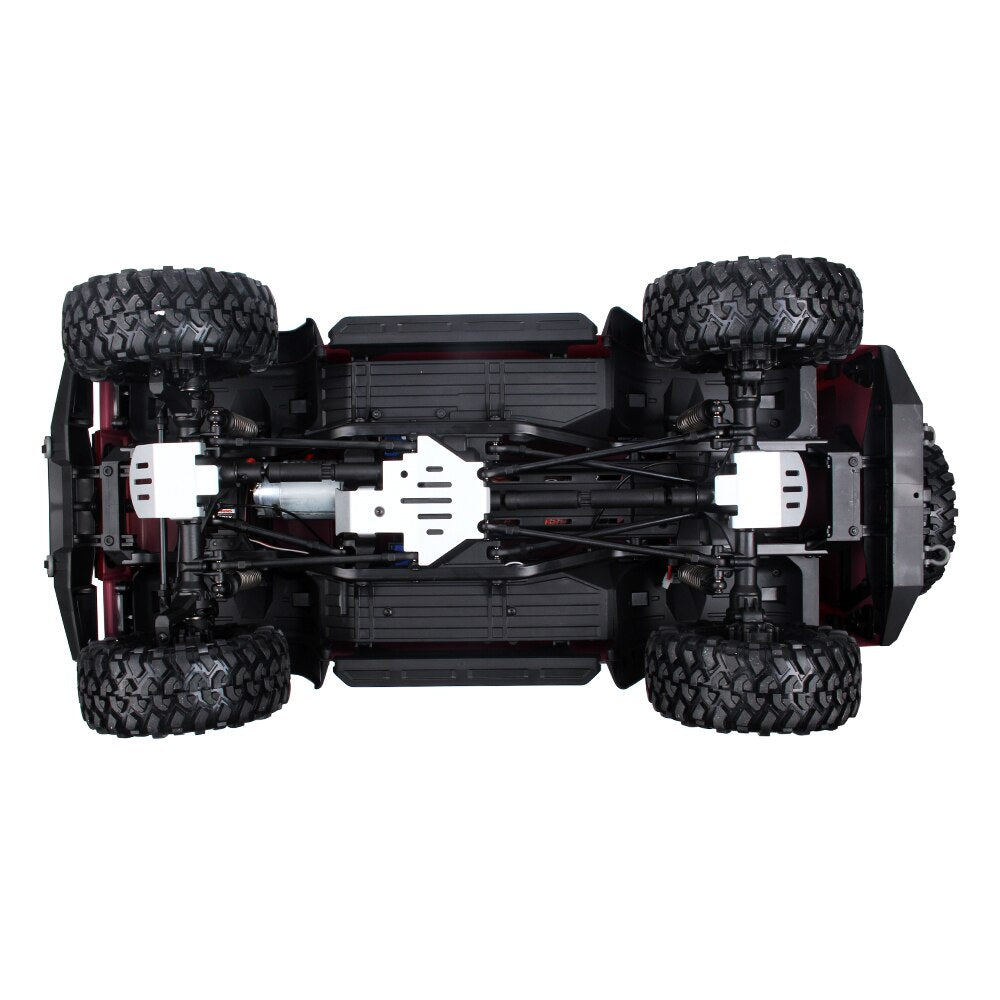 INJORA Aluminium Chassis Armor Asbeschermer Skid Plate voor 1/10 RC Crawler TRX4 Upgrade