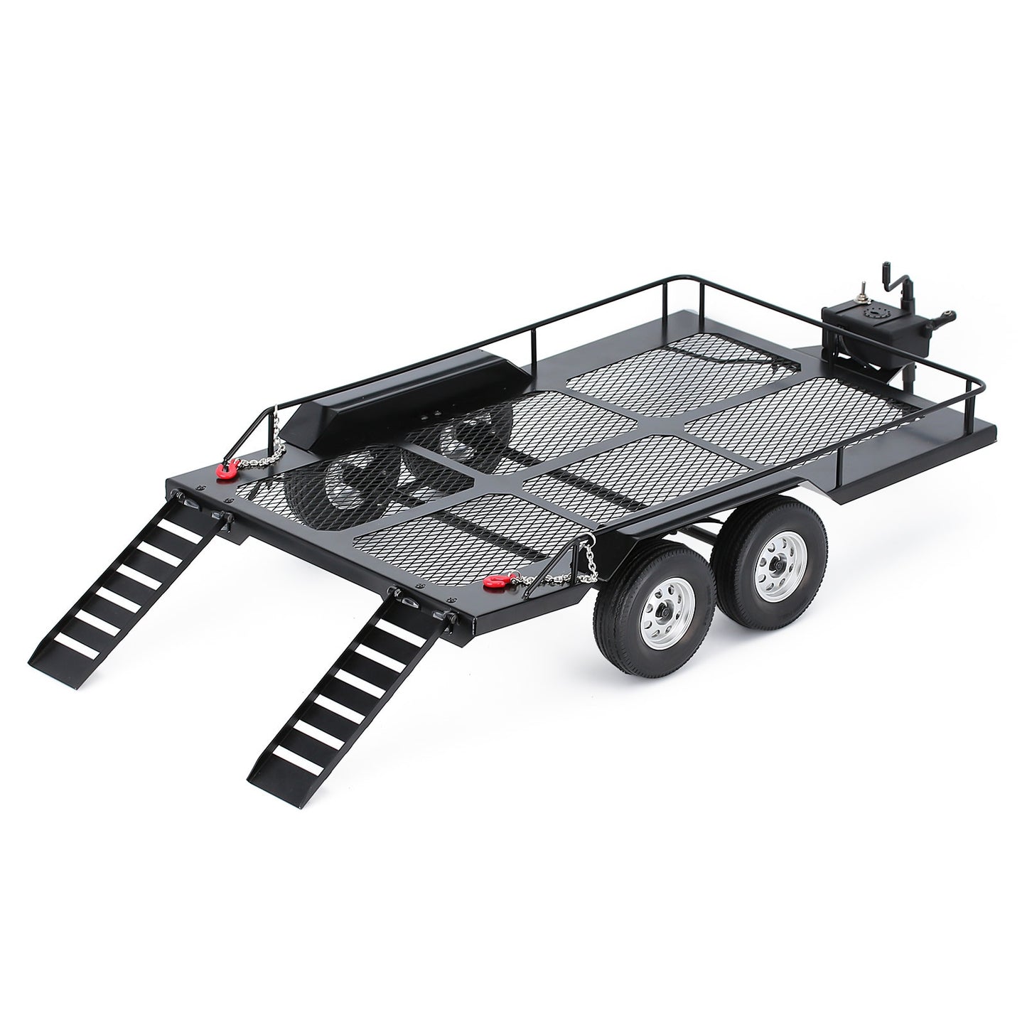 INJORA 465*290MM Metalen Trailer voor 1/10 RC Auto Crawler Axiale SCX10 90046 AXI03007 TRX-4 Redcat Gen8