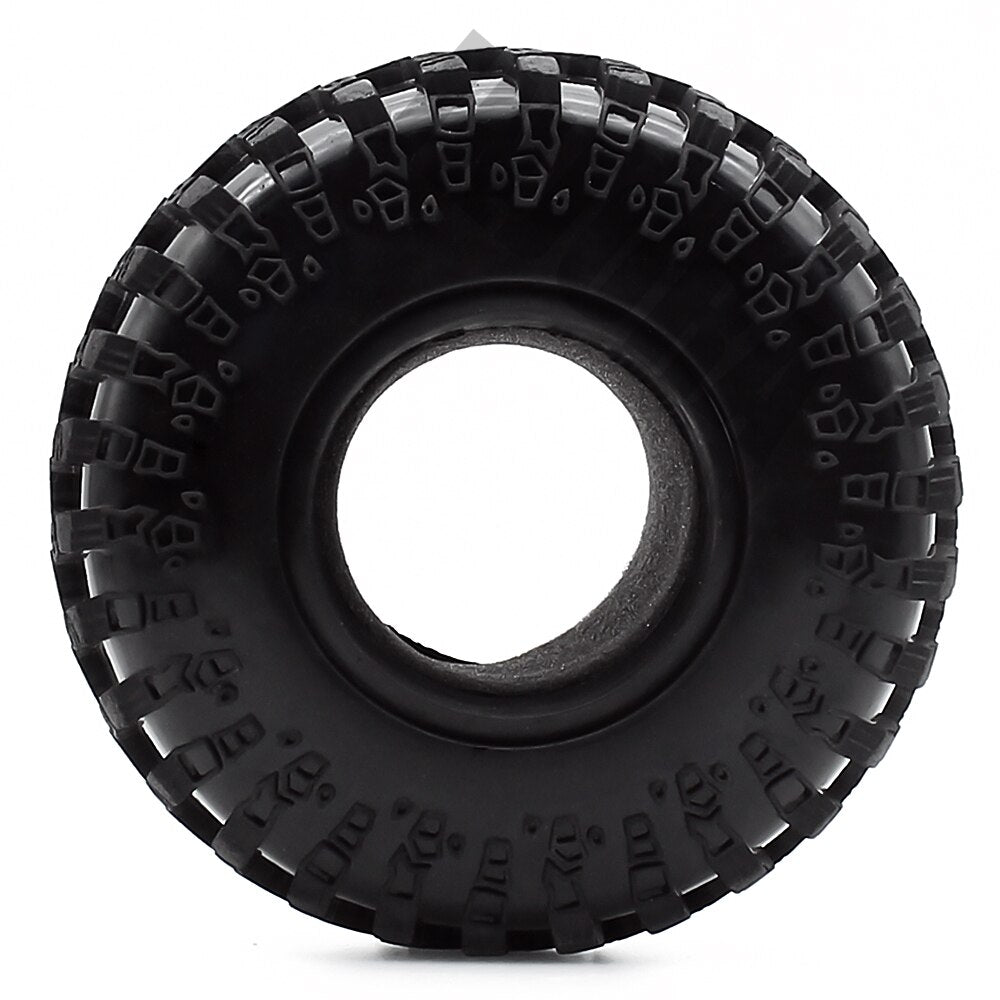 4PCS 2.2 Rubber Tyre Wheel Tires for 1:10 RC Rock Crawler Axial SCX10 RR10 Wraith 90056 90045 90031 90020 YETI