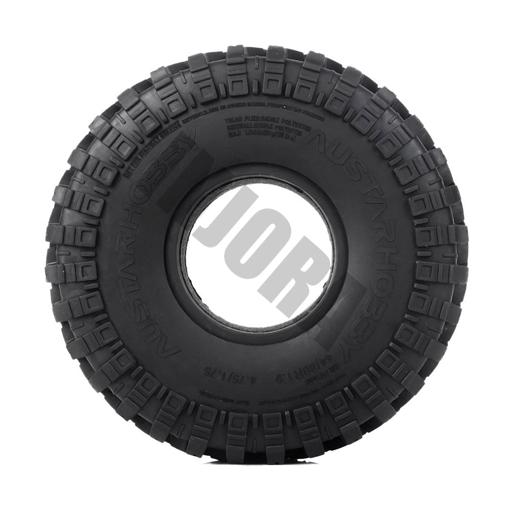 INJORA 4 STKS 123*45 MM 1.9 "Rubber Wiel Banden voor 1:10 RC Rock Crawler Axiale SCX10 SCX10 II 90046 AXI03007 TRX-4