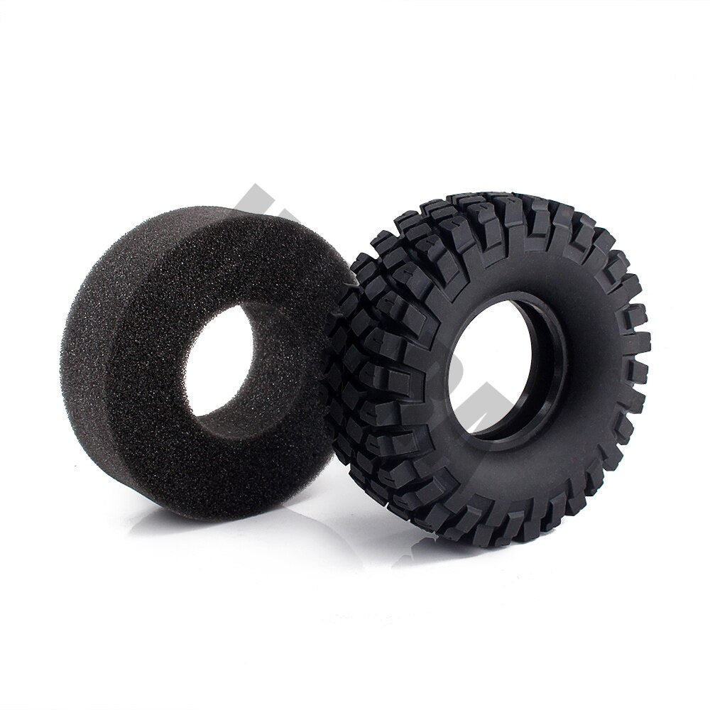 4 STUKS 114 MM 1.9 "Rubber Rotsen Banden/Wiel Banden voor 1:10 RC Rock Crawler Axiale SCX10 90046 AXI03007 TRX-4