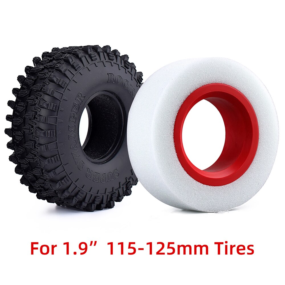 Austar Stage TPE RC Tire Foam 115-125mm 105-110mm Fit 1.9inch Wheel Tires Part for RC Crawler Axial SCX10 90046 Traxxas TRX4