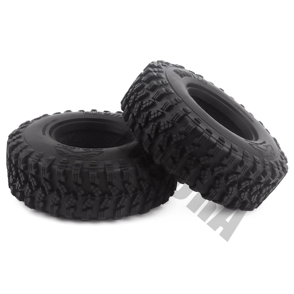 4 STUKS 1.9 "Rubber Voodoo KLR Wiel Banden 105*35mm voor 1:10 RC Crawler Axiale SCX10 D90 TF2 MST Tamiya