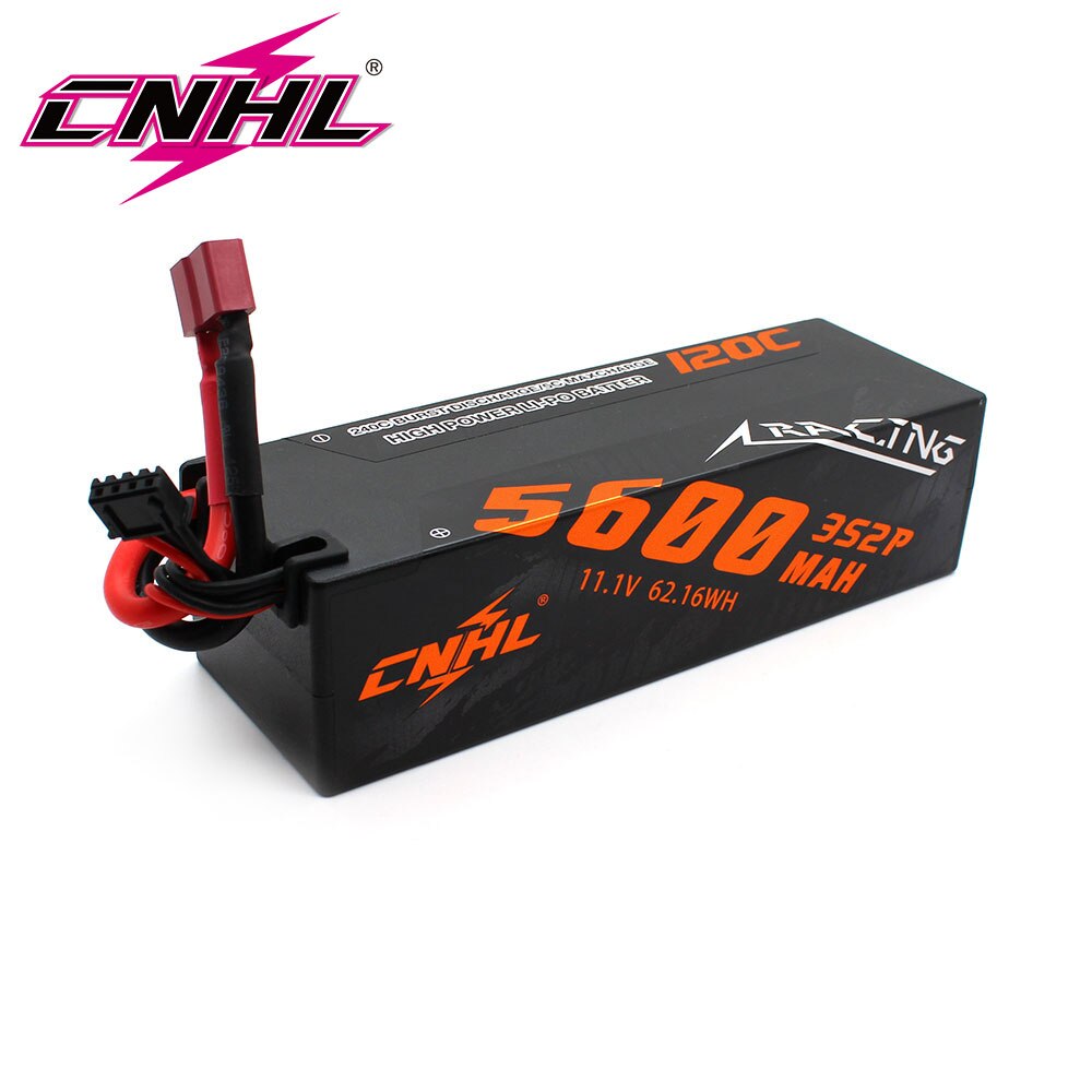 CNHL 3S 11.1V Lipo Battery 5600mAh 8000mAh 120C Hard Case With Deans EC5 Plug For RC Car Boat Tank Truck Vehicle Buggy Truggy