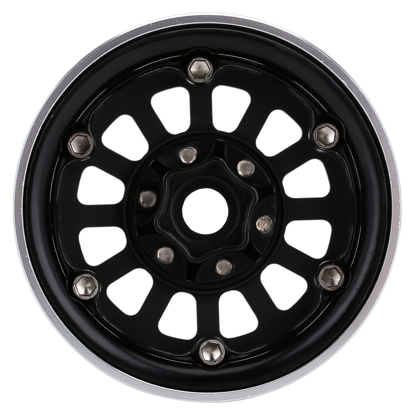 INJORA Aluminum 1.9" Beadlock Wheel Rim for 1/10 RC Crawler Car TRX-4 Axial SCX10 90046 AXI03007 Upgrade Parts