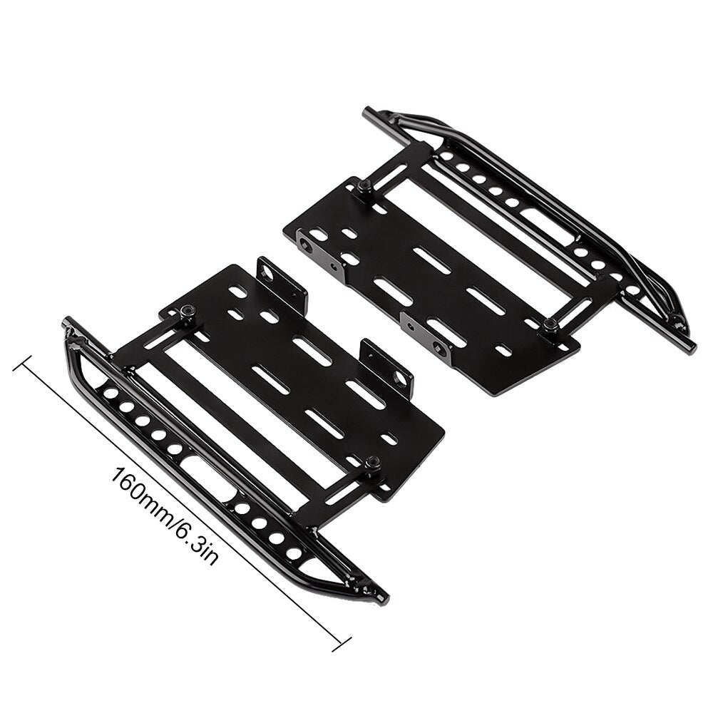 INJORA Rock Sliders Pedale in metallo Parte di aggiornamento per 1:10 RC Crawler Car Axial SCX10 SCX10 II 90046