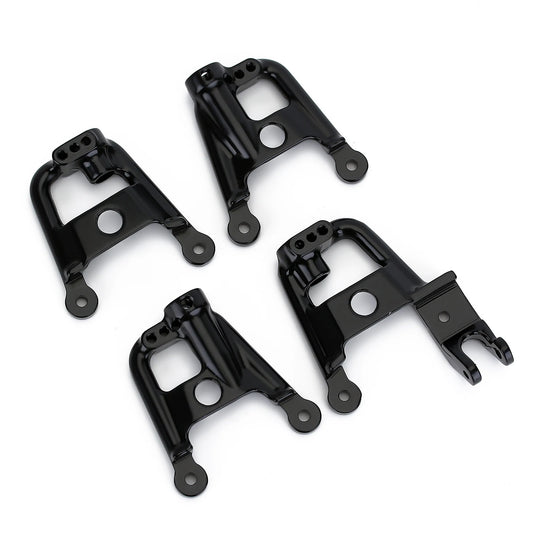 INJORA Zware Metalen Voor &amp; Achter Shock Towers Mount Voor 1/10 RC Crawler Auto Axiale SCX10 II 90046 Upgrade onderdelen