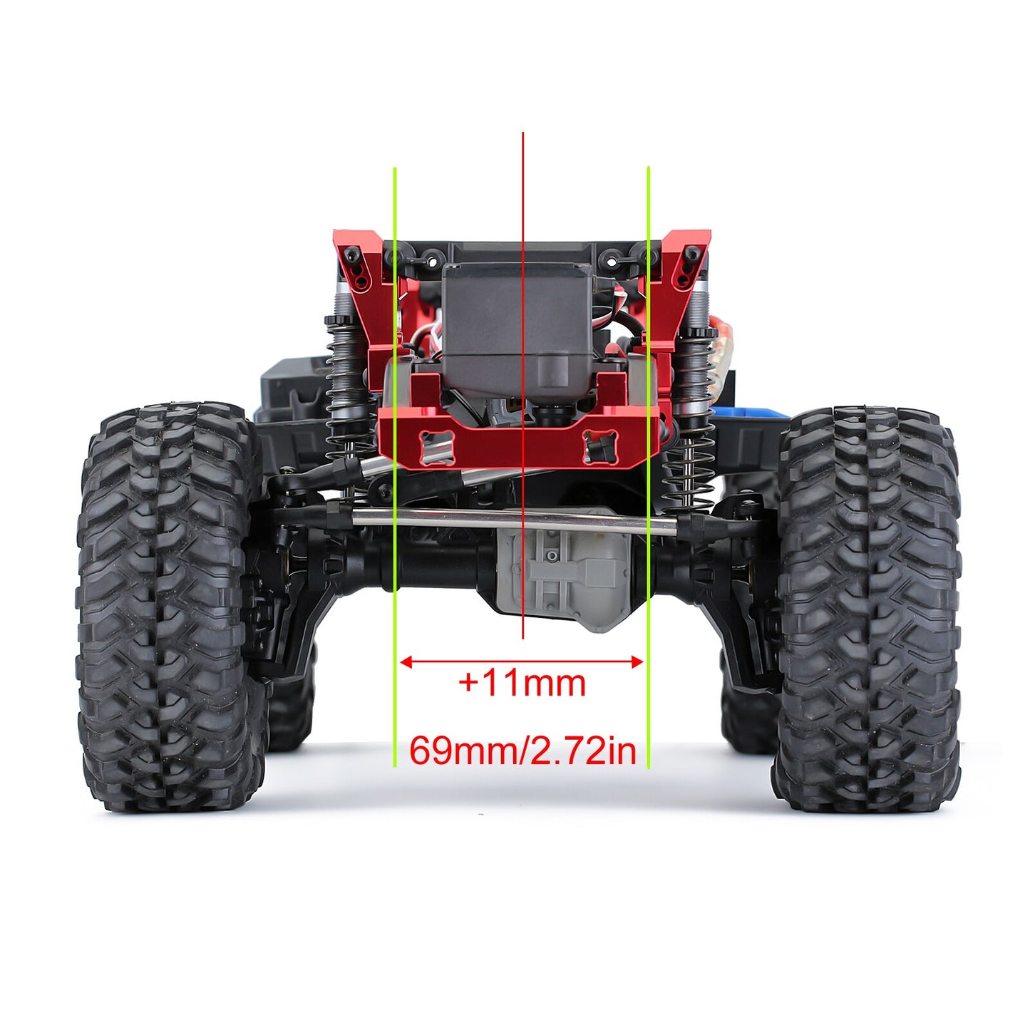 INJORA CNC In Lega di Alluminio Anteriore e Posteriore Torri Ammortizzatori Montaggio Per 1/10 RC Crawler TRX4 TRX-4 8216 Parte di Aggiornamento