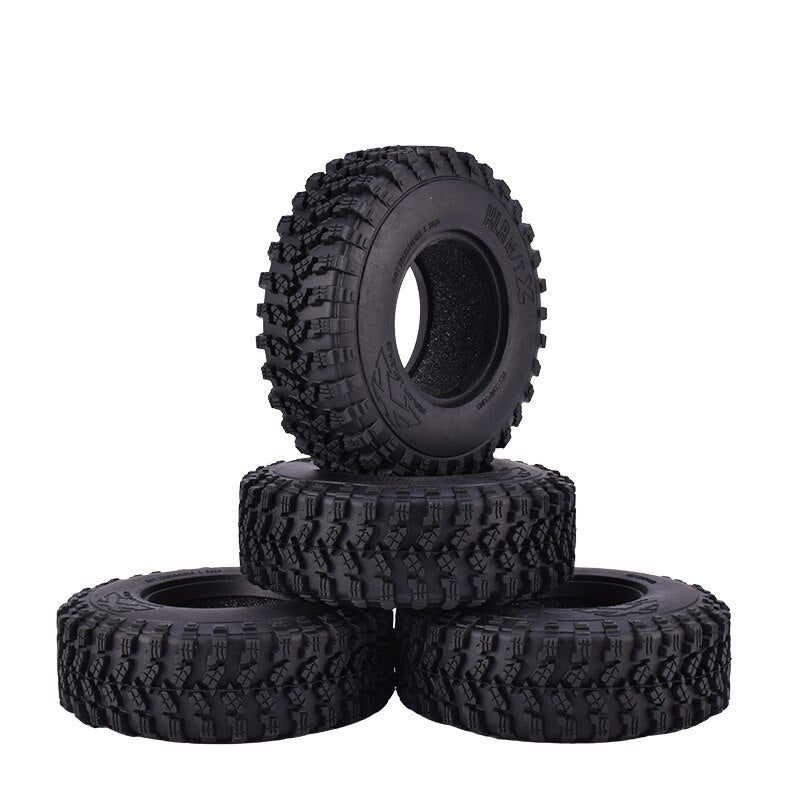 4 Stuks 1.9 Inch Rc Auto Wielen Banden Rubber Rotsen Crawler Band Voor 1/10 Traxxas Redcat Axiale SCX10 RC4WD D90 TF2 Tamiya