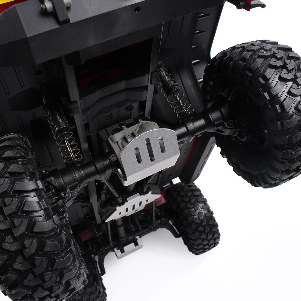 INJORA Aluminium Chassis Armor Asbeschermer Skid Plate voor 1/10 RC Crawler TRX4 Upgrade