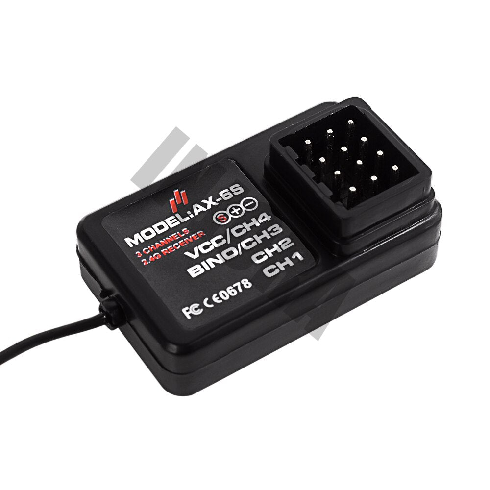 AX6S 4CH 2.4GHz RC Car Controller Trasmettitore radiocomando digitale con ricevitore per RC Crawler SCX10 AXI03007 TRX4