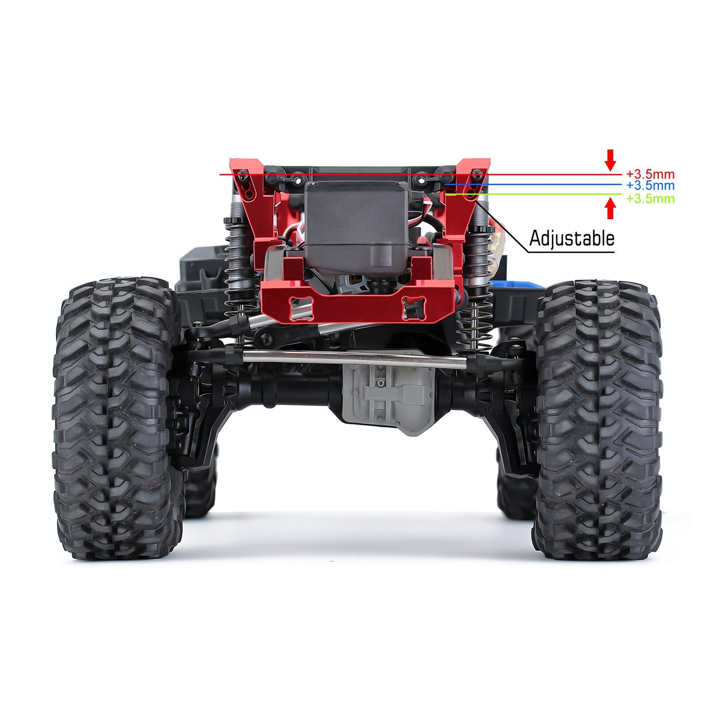 INJORA CNC In Lega di Alluminio Anteriore e Posteriore Torri Ammortizzatori Montaggio Per 1/10 RC Crawler TRX4 TRX-4 8216 Parte di Aggiornamento