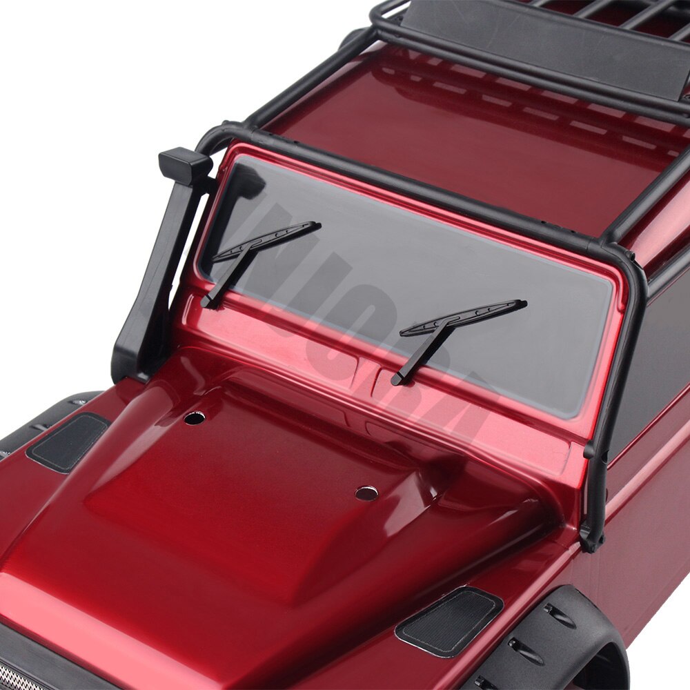INJORA 2 Stuks Zwart Plastic Ruitenwisser voor 1/10 RC Crawler Auto TRX4 TRX-4 Upgrade