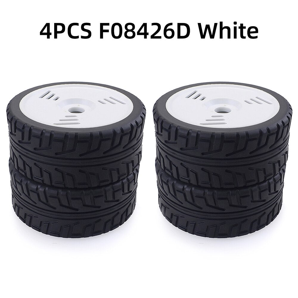 ZD Racing 100mm Rubber Tyres Wheels 17mm Hex for Redcat HSP HPI Kyosho Hobao Team Losi Carson 1/8 Buggy On-road RC Car