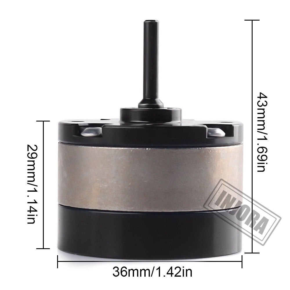 INJORA Metal 1:3 Ratio Reducer Planetary Gearbox Transmission