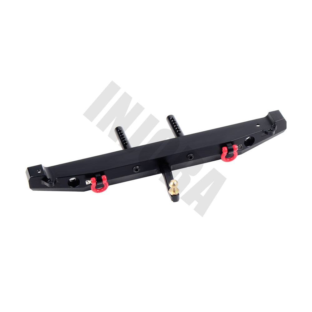 INJORA Metal Rear Bumper with LED Light for 1:10 RC Crawler Car Axial SCX10 90046 90047