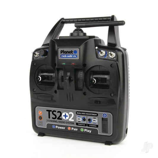 PLANET TS2+2 2.4GHz 2-Channel Stick Transmitter with 2 Aux Channels with 6-channel Rx PLAT02101  (shadow stock)