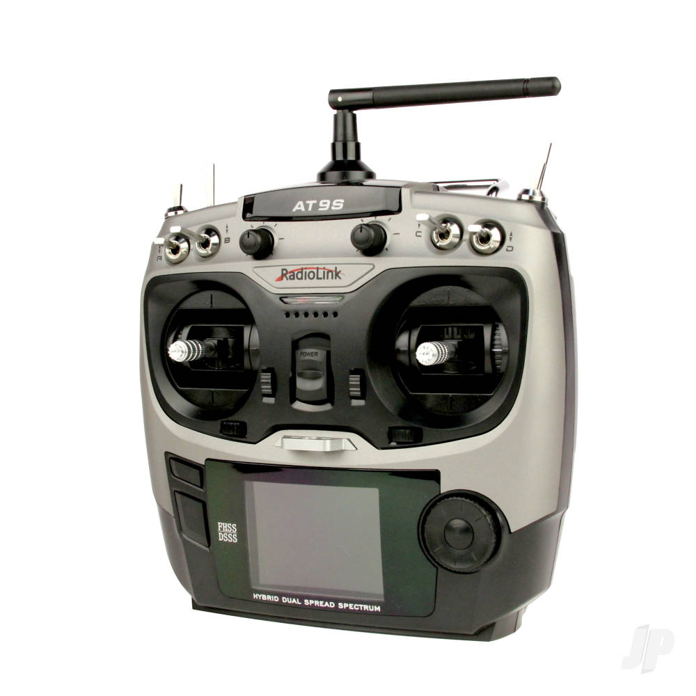 RADIOLINK  AT9S 2.4GHz 10-Channel Transmitter with Receiver (Silver)  RLKT091004 (shadow stock)
