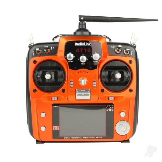 RADIOLINK AT10II 2.4GHz 12-Channel Transmitter with Receiver (Orange)  RLKT121006  (SHADOW STOCK)