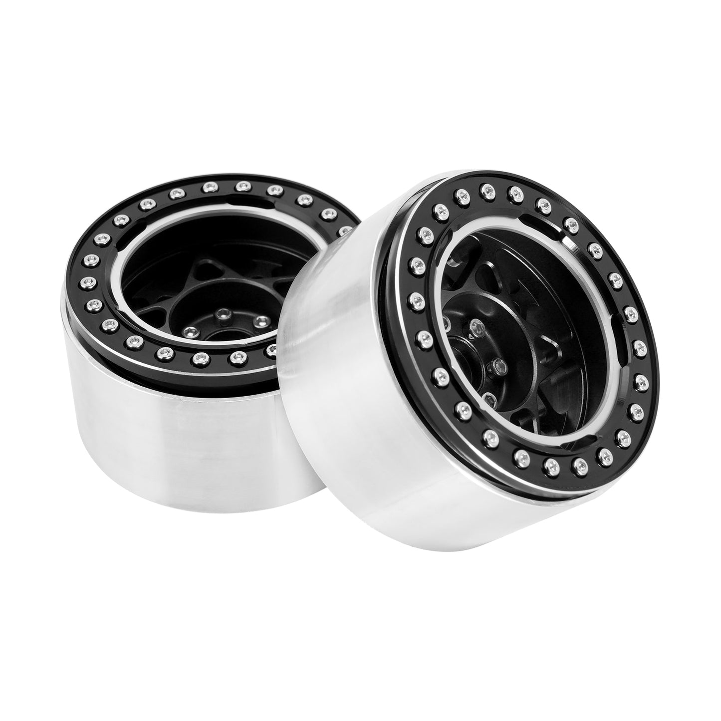 INJORA Deep Dish Negative Offset 10mm 2.2" Beadlock Wheel Rim