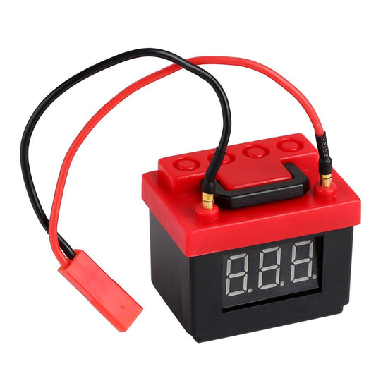 INJORA Low Voltage Alarm Lipo Battery Tester Decoration